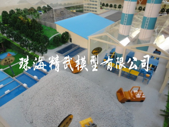 環(huán)保制磚生產線沙盤